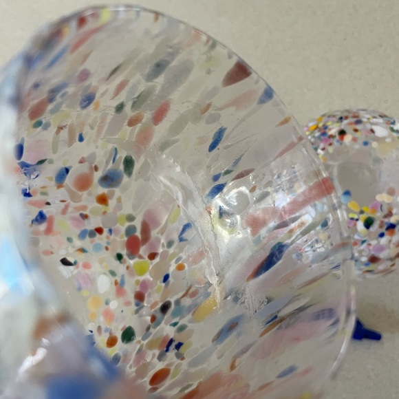 Set of 2 wineglass shaped candle votives - Picture 4 of 5